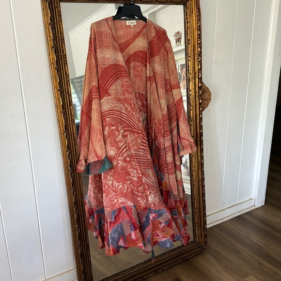 Kantha Bae Flourish Wrap Dress - Picture 1 of 5